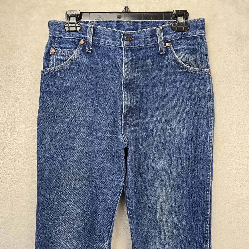 Vintage 80s Levis 557 Jeans Mens 30x36 (Fits 29x29) Blue Cowboy Western USA Made